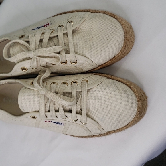 Superga Cotropes Woven Platform Shoe Sneaker‎ - Picture 7 of 9